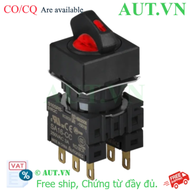 Ảnh của Công tắc nút nhấn Autonics S16SRS-S3R2C