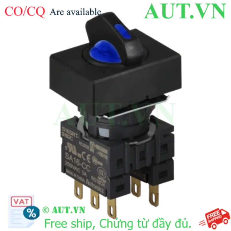 Ảnh của Công tắc nút nhấn Autonics S16SRT-S3B2C