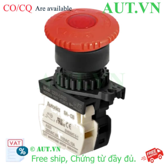 Ảnh của Nút Nhấn Dừng Khẩn Cấp Autonics S2ER-E4RBDM - LED 12-24V, 1NC, Xoay Reset An Toàn