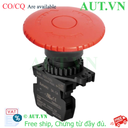 Ảnh của Công tắc nút nhấn Autonics S2ER-E5RA - Đỏ, Nhấn giữ/Xoay Reset, Đầu Phi 60mm