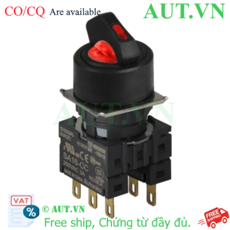Ảnh của Công tắc nút nhấn Autonics S16SR-S4R2C