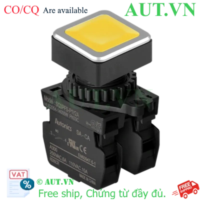 Ảnh của Công tắc nút nhấn Autonics SQ3PFS-P1Y2A