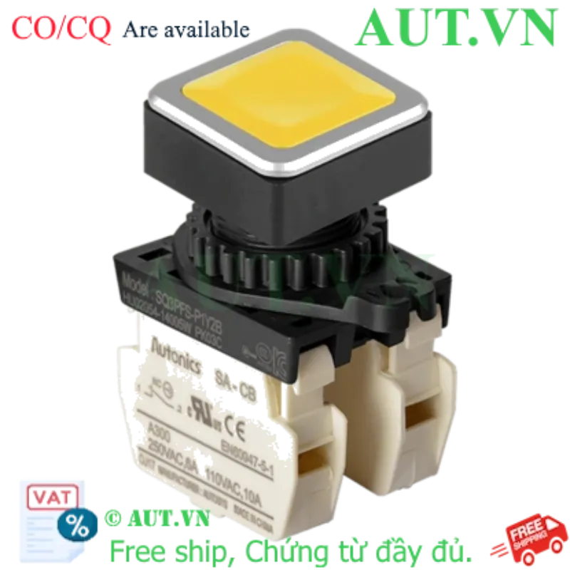 Ảnh của Công tắc nút nhấn Autonics SQ3PFS-P1Y2BM