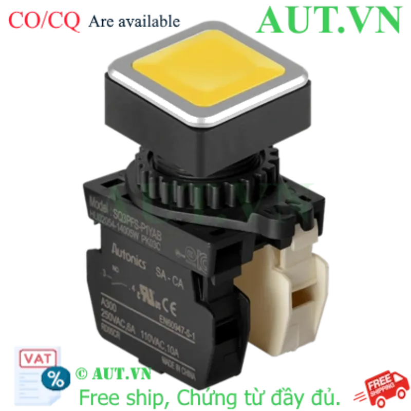 Ảnh của Công tắc nút nhấn Autonics SQ3PFS-P1YABM