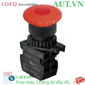 Ảnh của Nút Nhấn Dừng Khẩn Cấp Autonics S2ER-E4RAL | LED 110-220VAC, 1NO, Đầu Nấm Ø40mm
