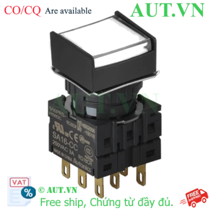 Ảnh của Công tắc nút nhấn Autonics S16PRS-H1W3C
