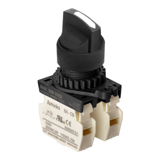 Ảnh của aut.vn Công tắc nút nhấn Autonics S2SR-S3W2BM
