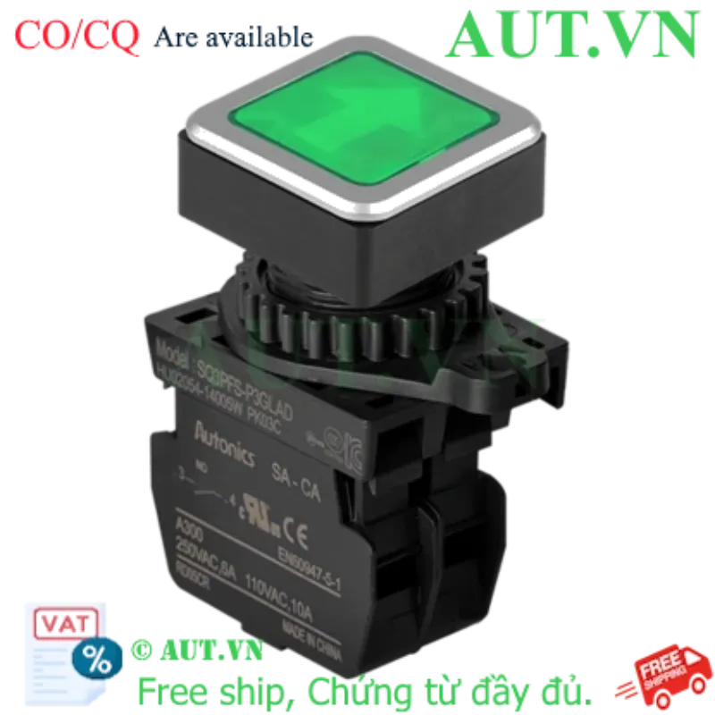 Ảnh của Công tắc nút nhấn Autonics SQ3PFS-P3GLADM