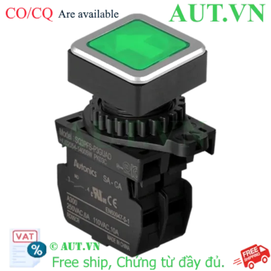 Ảnh của Công tắc nút nhấn Autonics SQ3PFS-P3GUADM