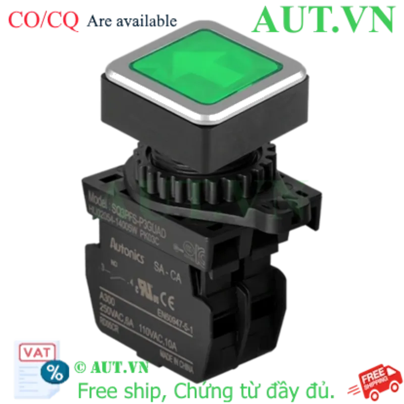 Ảnh của Công tắc nút nhấn Autonics SQ3PFS-P3GUADM