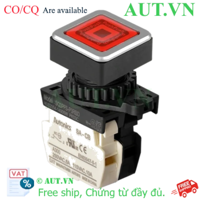 Ảnh của Công tắc nút nhấn Autonics SQ3PFS-P3RBDM