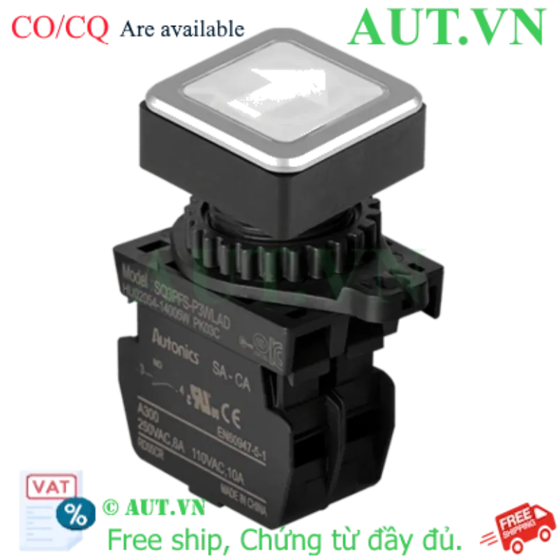 Ảnh của Công tắc nút nhấn Autonics SQ3PFS-P3WLADM