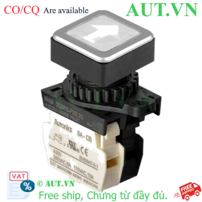 Ảnh của Công tắc nút nhấn Autonics SQ3PFS-P3WLBD