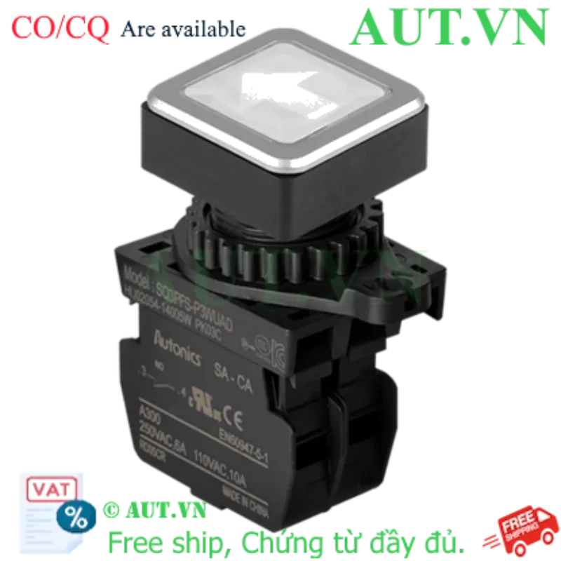Ảnh của Công tắc nút nhấn Autonics SQ3PFS-P3WUADM