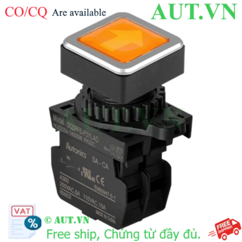 Ảnh của Công tắc nút nhấn Autonics SQ3PFS-P3YLAD