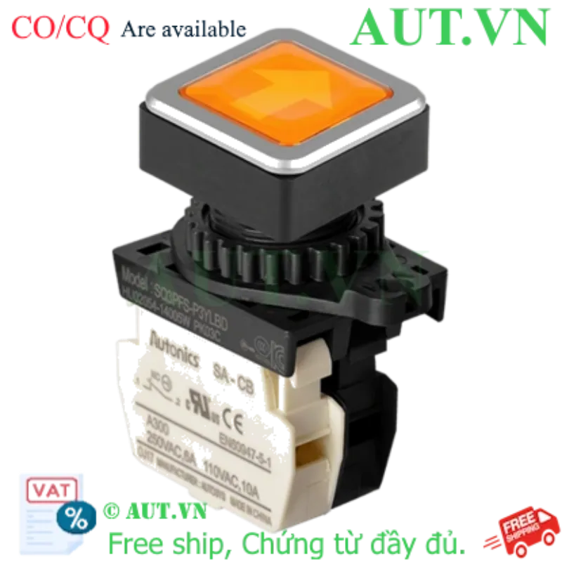 Ảnh của Công tắc nút nhấn Autonics SQ3PFS-P3YLBDM