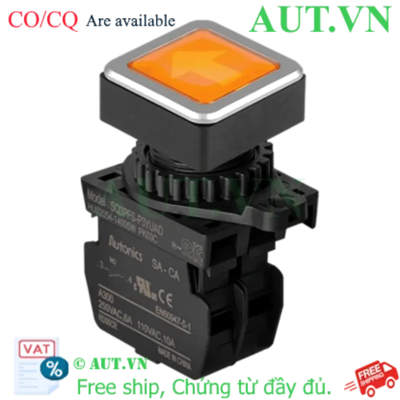 Ảnh của Công tắc nút nhấn Autonics SQ3PFS-P3YUAD