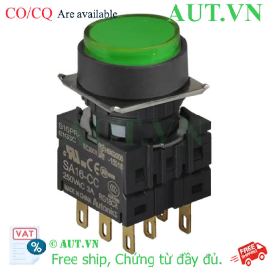 Ảnh của Công tắc nút nhấn Autonics S16PR-E1G3C