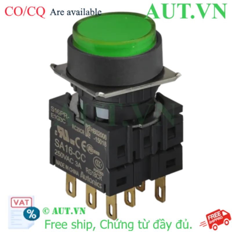 Ảnh của Công tắc nút nhấn Autonics S16PR-E1G3C