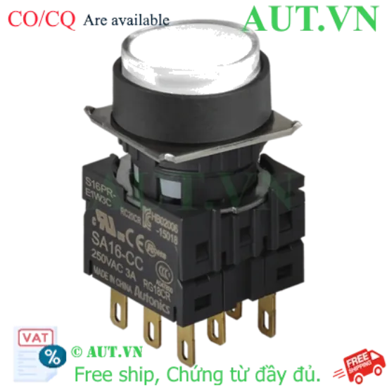 Ảnh của Công tắc nút nhấn Autonics S16PR-E1W3C