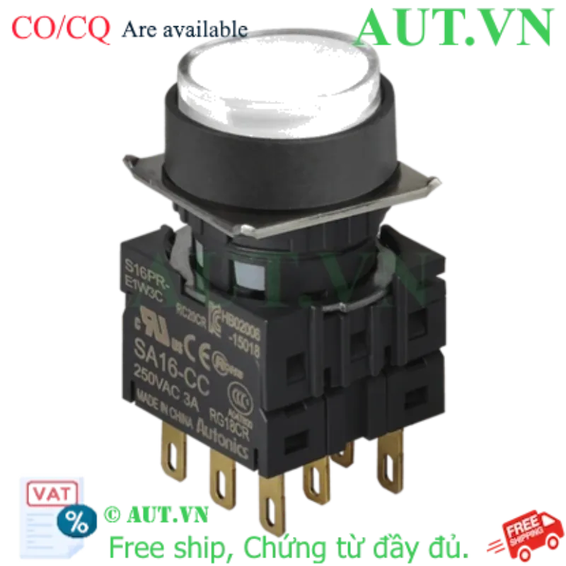 Ảnh của Công tắc nút nhấn Autonics S16PR-E1W3C