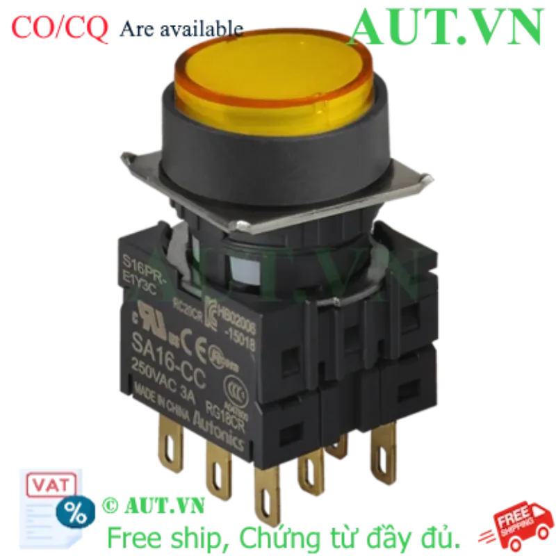 Ảnh của Công tắc nút nhấn Autonics S16PR-E1Y3C