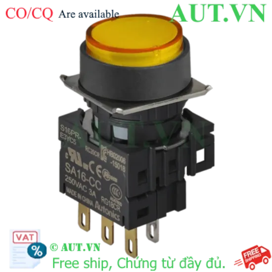 Ảnh của Công tắc nút nhấn Autonics S16PR-E4YC12