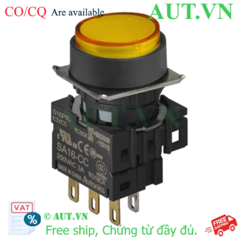 Ảnh của Công tắc nút nhấn Autonics S16PR-E4YC12
