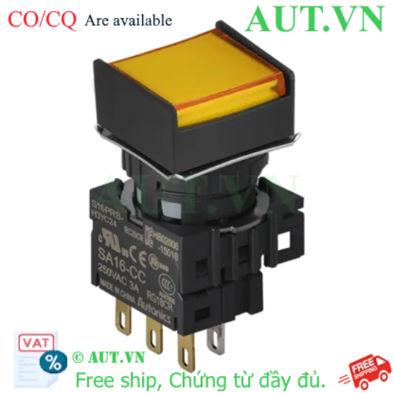 Ảnh của Công tắc nút nhấn Autonics S16PRS-H4YC12