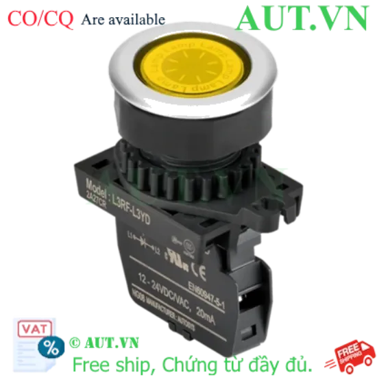 Ảnh của Công tắc nút nhấn Autonics L3RF-L3YL