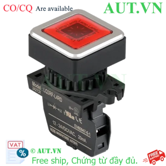 Ảnh của Công tắc nút nhấn Autonics LQ3RF-L4RD