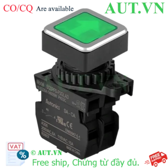 Ảnh của Công tắc nút nhấn Autonics SQ3PFS-P3GLAL
