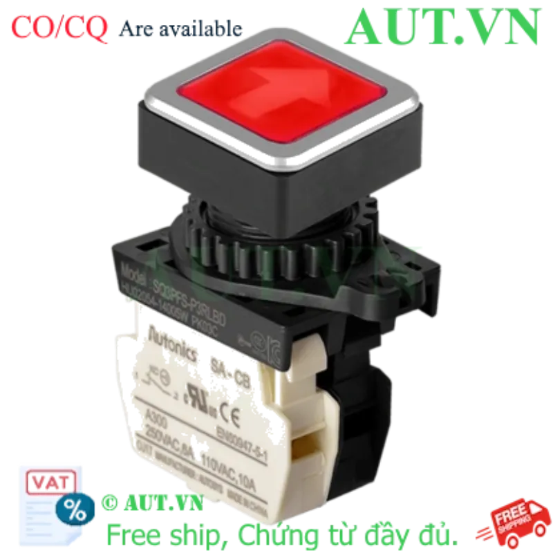 Ảnh của Công tắc nút nhấn Autonics SQ3PFS-P3RLBL