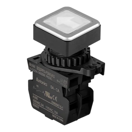 Ảnh của Công tắc nút nhấn Autonics SQ3PFS-P3WUAL