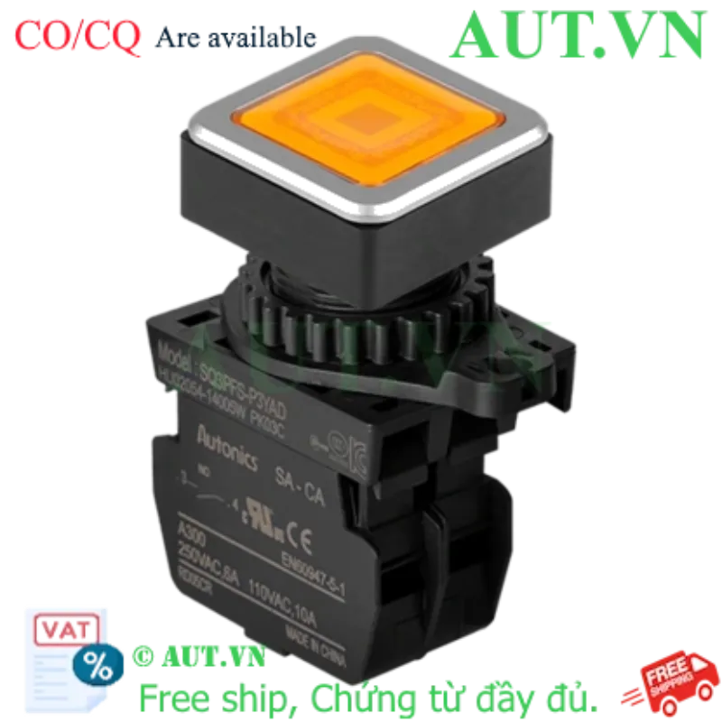 Ảnh của Công tắc nút nhấn Autonics SQ3PFS-P3YALM