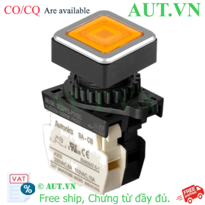 Ảnh của Công tắc nút nhấn Autonics SQ3PFS-P3YBL