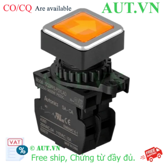 Ảnh của Công tắc nút nhấn Autonics SQ3PFS-P3YLAL