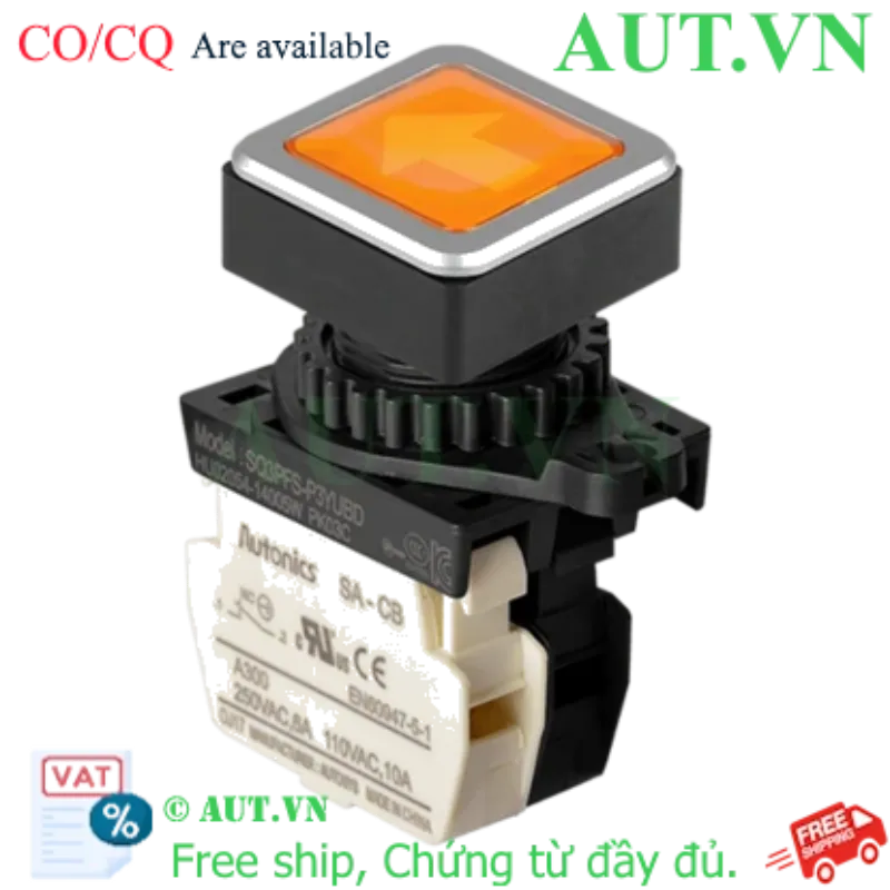 Ảnh của Công tắc nút nhấn Autonics SQ3PFS-P3YUBL