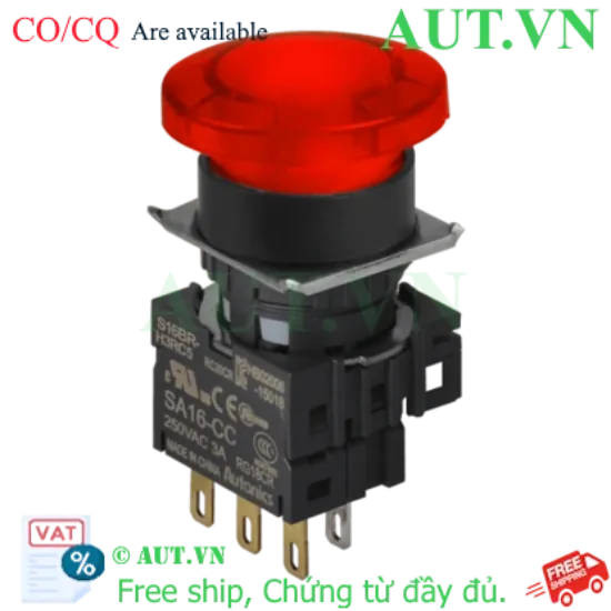 Ảnh của Công tắc nút nhấn Autonics S16BR-H3RC24