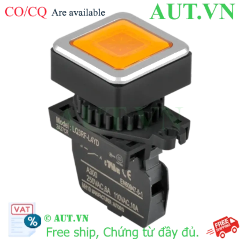 Ảnh của Công tắc nút nhấn Autonics LQ3RF-L4YLM