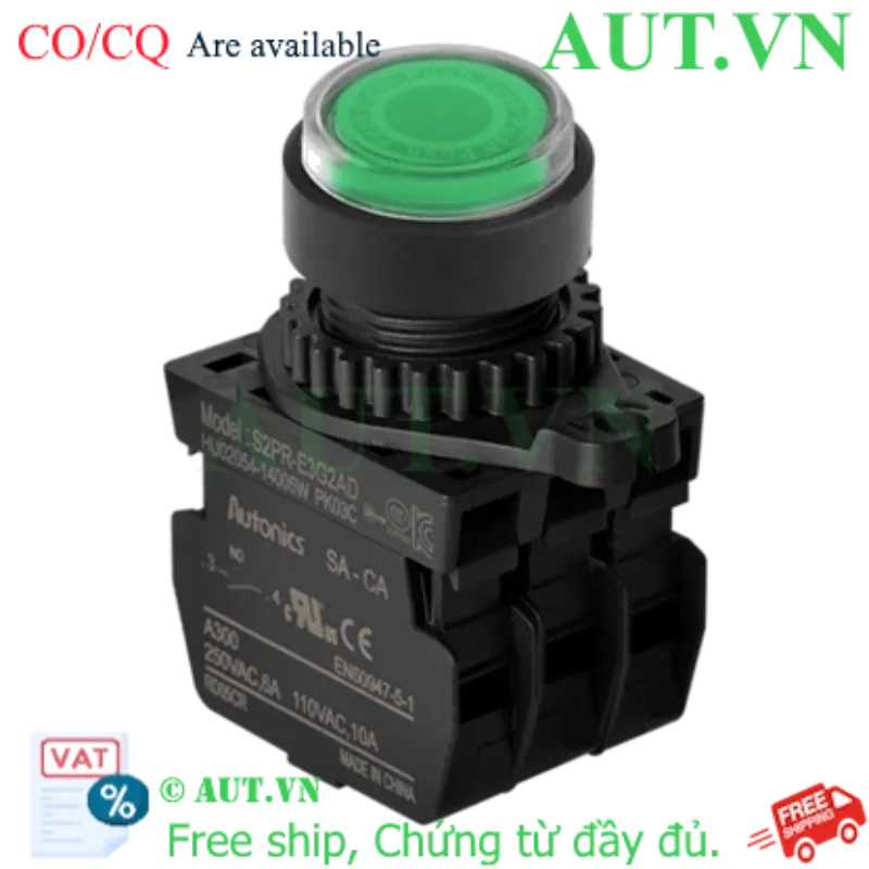 Ảnh của Công tắc nút nhấn Autonics S2PR-E3G2AD