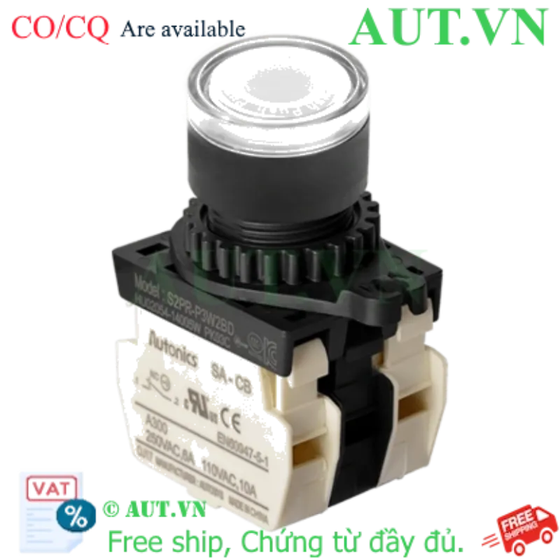 Ảnh của Công tắc nút nhấn Autonics S2PR-P3W2BD