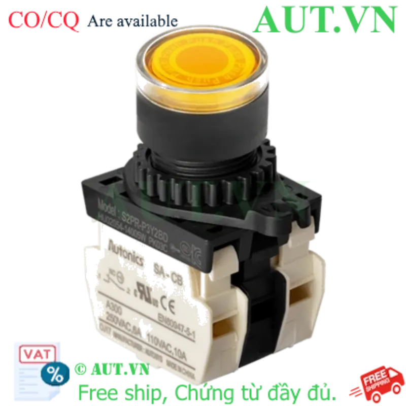 Ảnh của Công tắc nút nhấn Autonics S2PR-P3Y2BDM