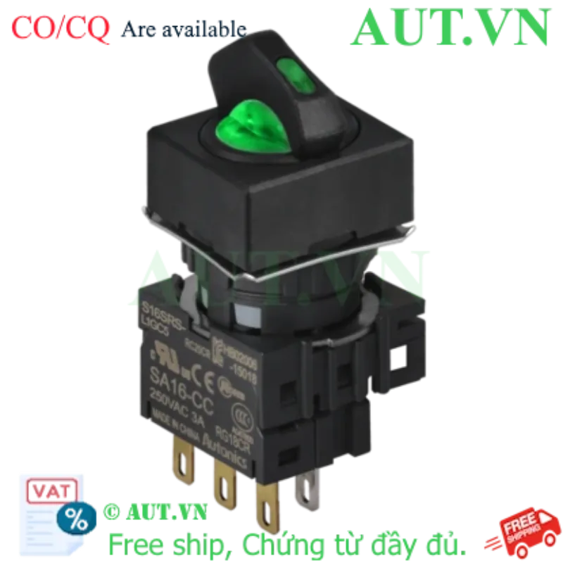 Ảnh của Công tắc nút nhấn Autonics S16SRS-L3GC12