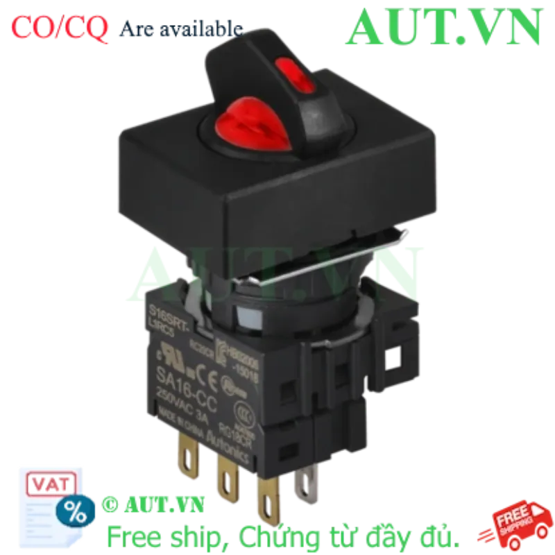 Ảnh của Công tắc nút nhấn Autonics S16SRT-L3RC5
