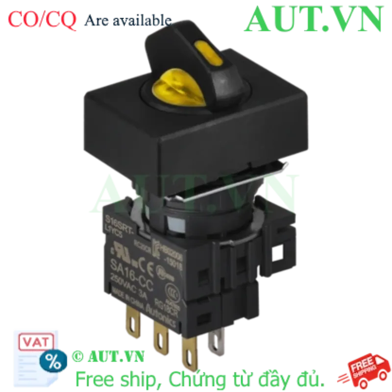 Ảnh của Công tắc nút nhấn Autonics S16SRT-L6YC5