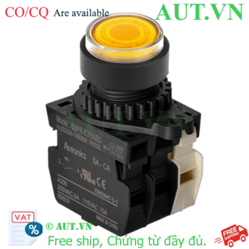 Ảnh của Công tắc nút nhấn Autonics S2PR-E3YABL