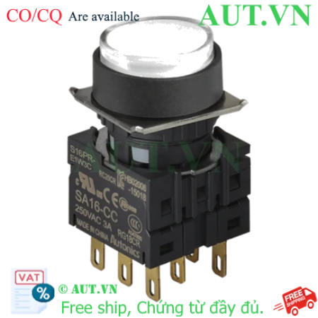 Ảnh của Công tắc nút nhấn Autonics S16PR-E2W3C