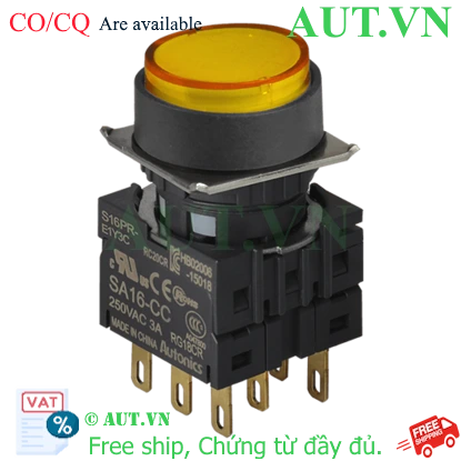 Ảnh của Công tắc nút nhấn Autonics S16PR-E2Y3C