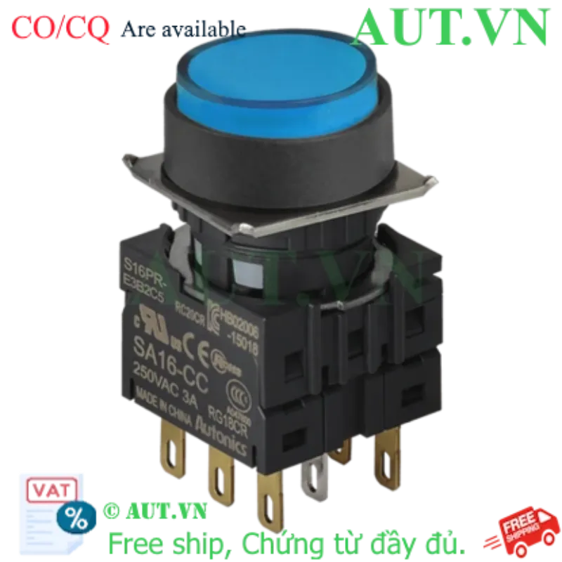 Ảnh của Công tắc nút nhấn Autonics S16PR-E3B2C12